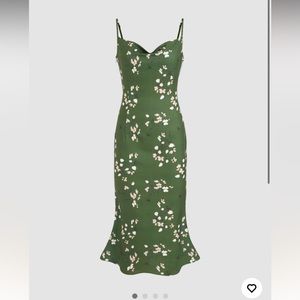 NWOT Cider floral midi dress